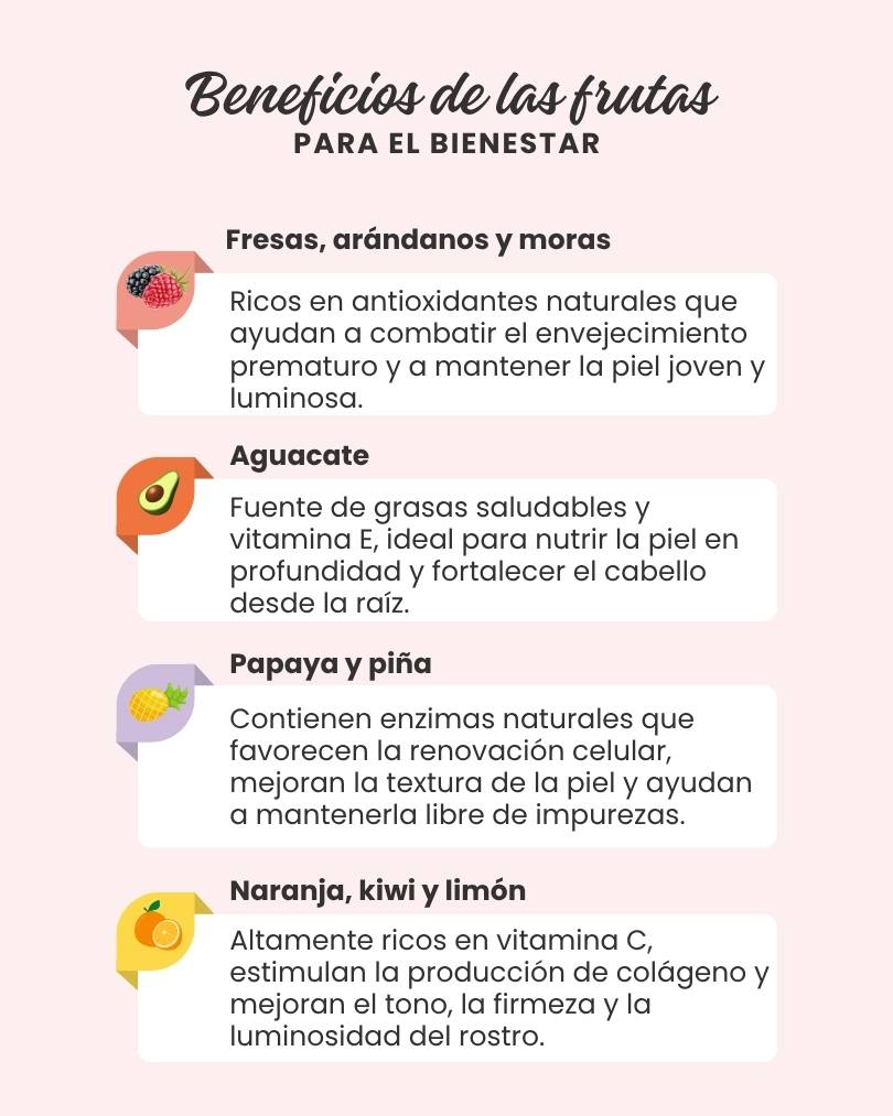 El efecto de la fruta en la belleza y el bienestar
